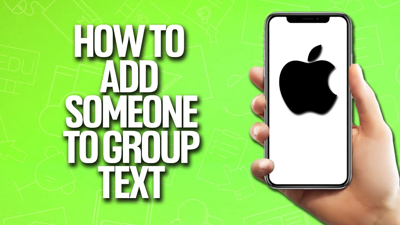 Add Someone to a Group Text on iPhone 📱
