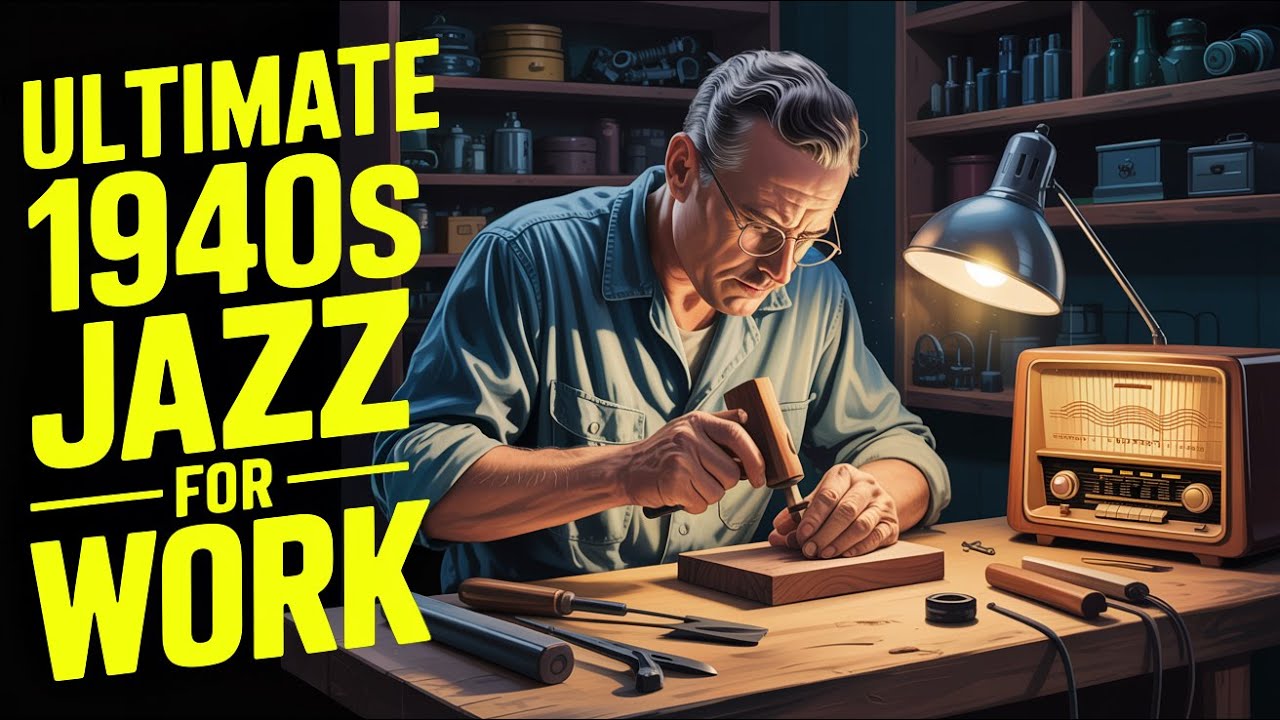 1940s Jazz Mix for Focus & Work 🎶