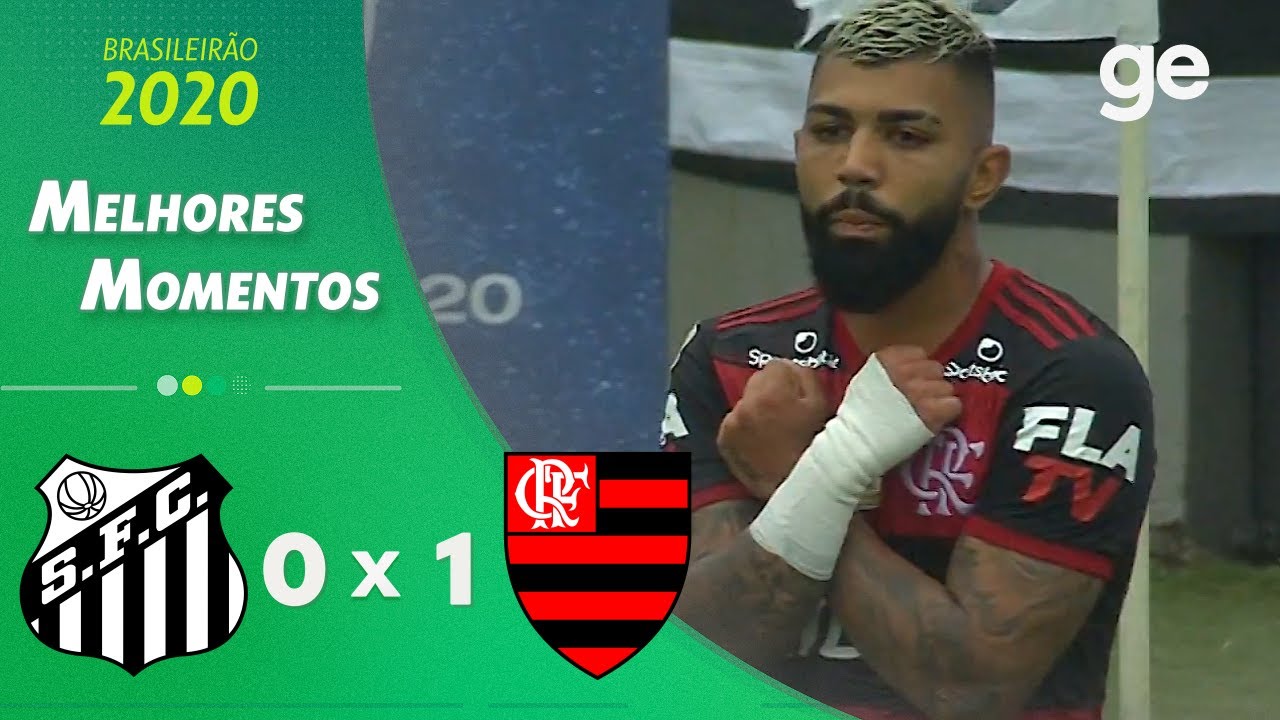 Santos 0-1 Flamengo | Melhores Momentos ⚽