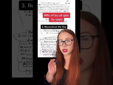 Learn how to decode a cipher ✖️#truecrime #cipher #mystery #unsolved #fbi