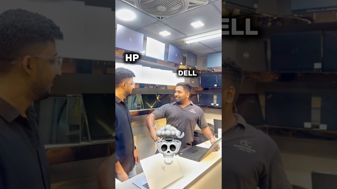 HP vs Dell 💀 at Dossani Computer