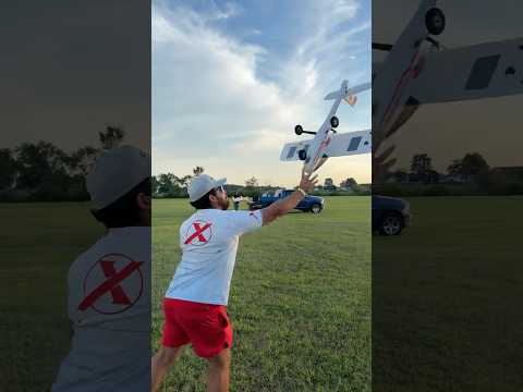 CRAZY HobbyZone AerScout S 2 Hand Launch!