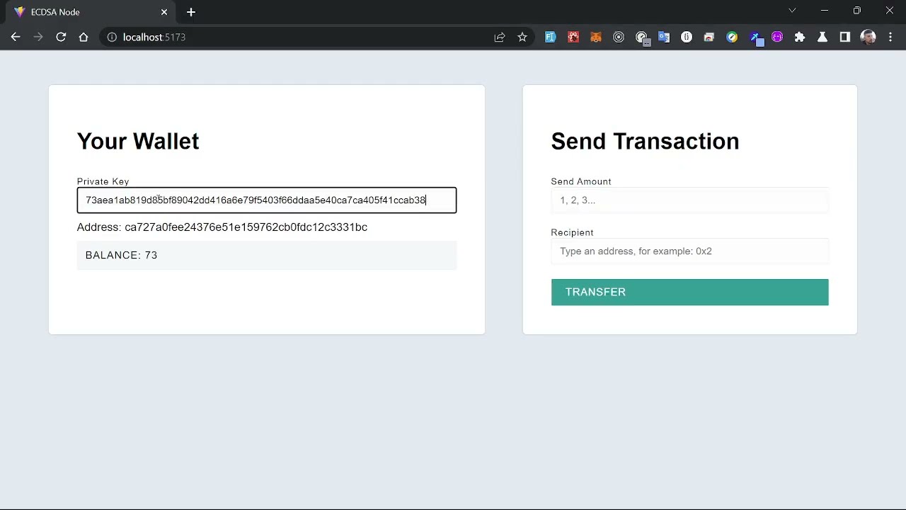 ECDSA Node Project at Alchemy University 🔐