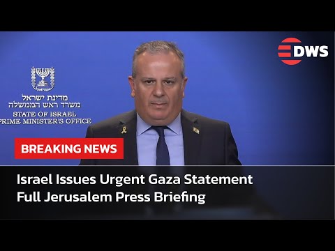 Breaking: Israel Issues Urgent Gaza Statement | Full Jerusalem Press Briefing | AC15