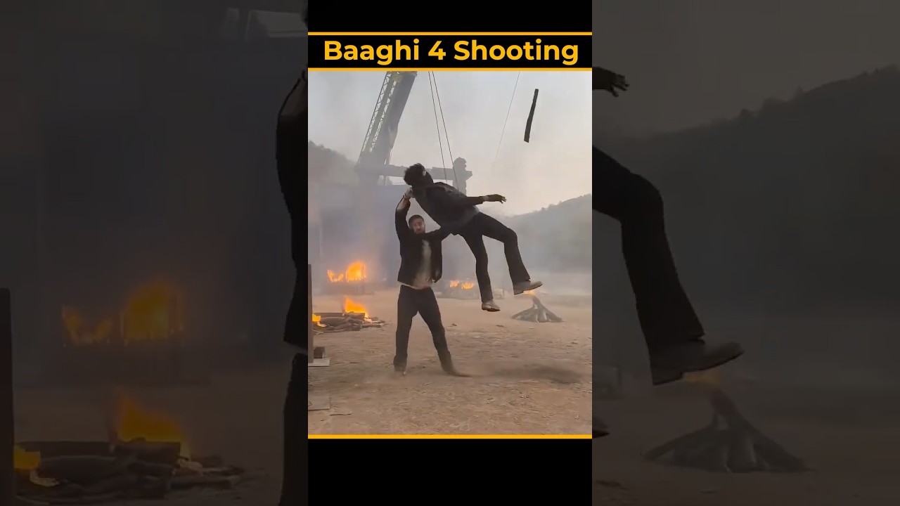 Baaghi 4 Action Scene BTS π¬