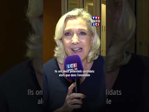 Marine Le Pen : "Si je ne peux pas être candidate en 2027, évidemment que J. Bardella le sera"｜LCI