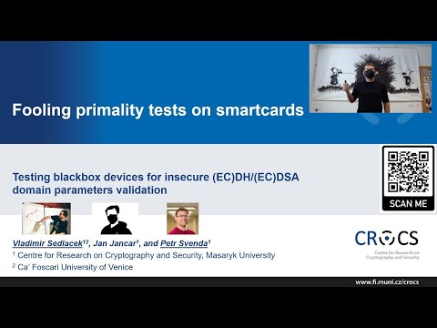 ESORICS 2020 – “Fooling primality tests on smartcards” – “P. Svenda”