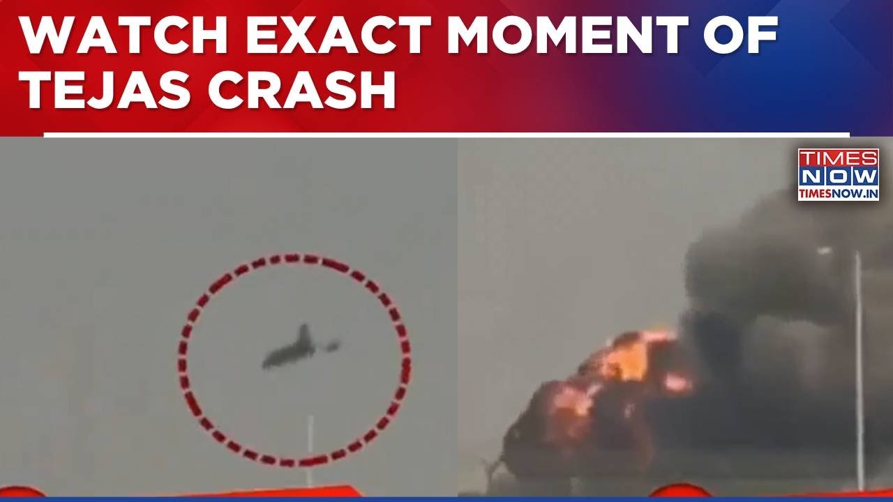 Tejas Fighter Jet Crashes at Dubai Air Show ✈️