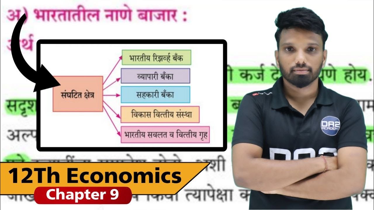 Money market in india | भारतातील नाणे बाजार | nane bajar ani bhandwal bajar | 12vi arthashtra da2