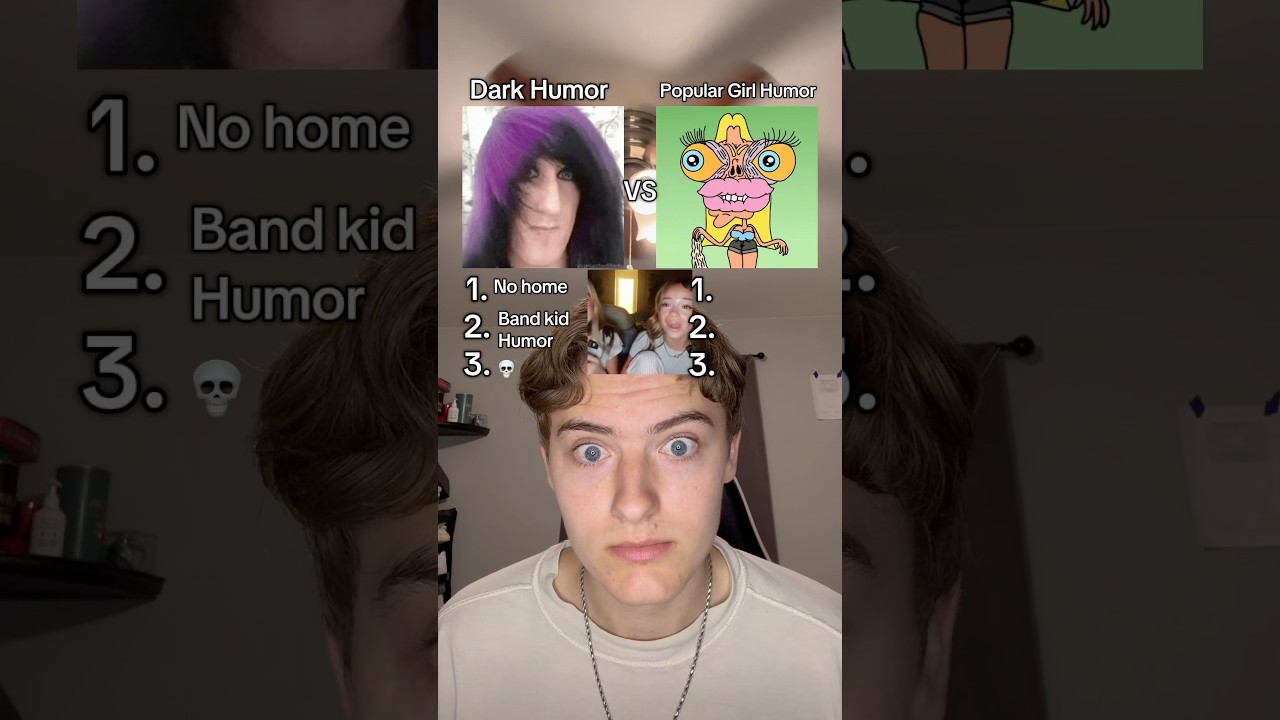 Dark Humor 💀 vs Popular Girl Humor 💅