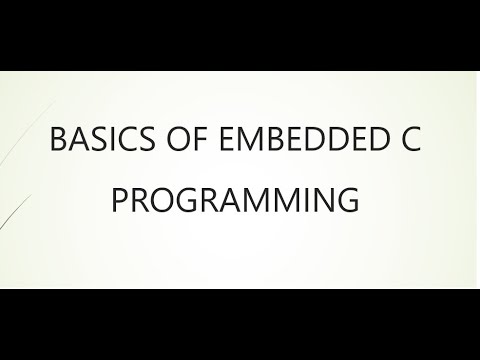 Embedded C Programming Basics 📟