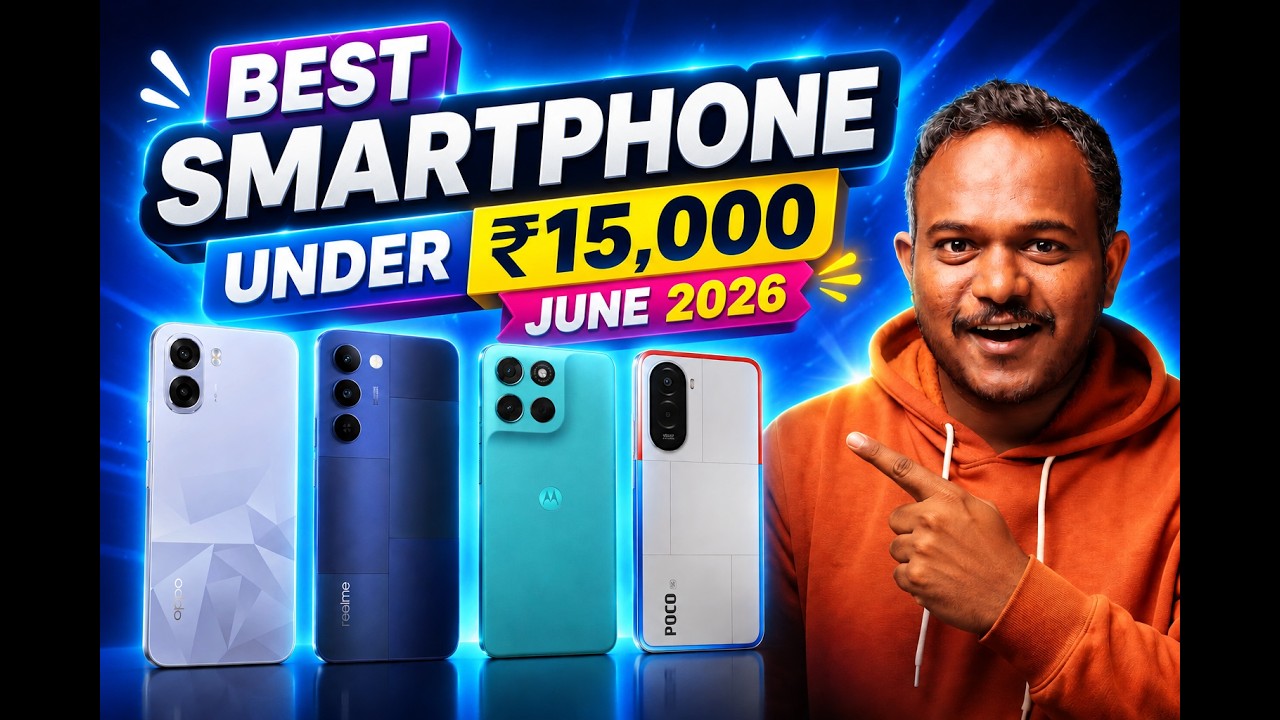 ⚡Top 5 Best Phones Under ₹15000 | Flipkart June Sale 2026