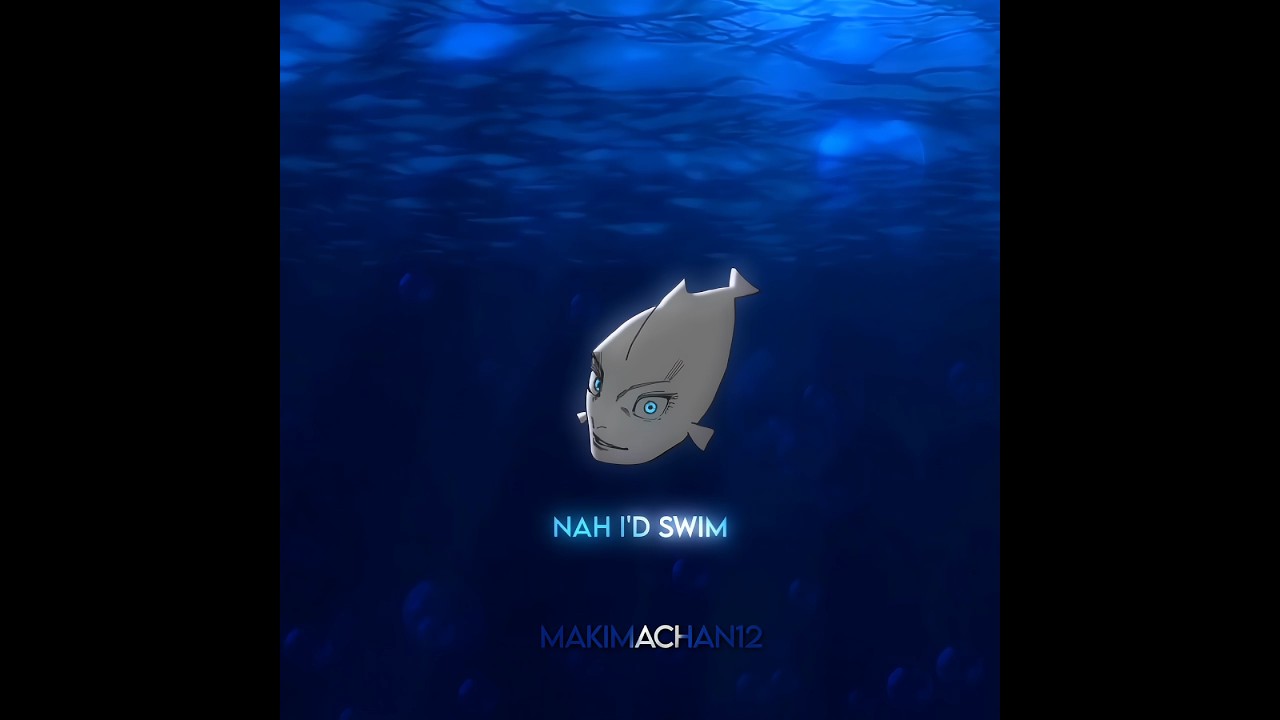 Hilarious Jujutsu Kaisen Meme: 'Nah, I'd Swim' 🐟 | Anime & Manga Laughs