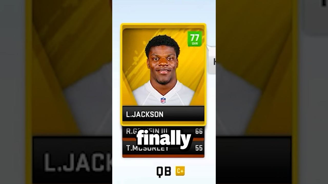 Scoring with Lamar Jackson in Every Madden!