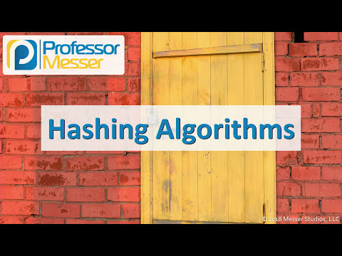 Hashing Algorithms - CompTIA Security+ SY0-501 - 6.2