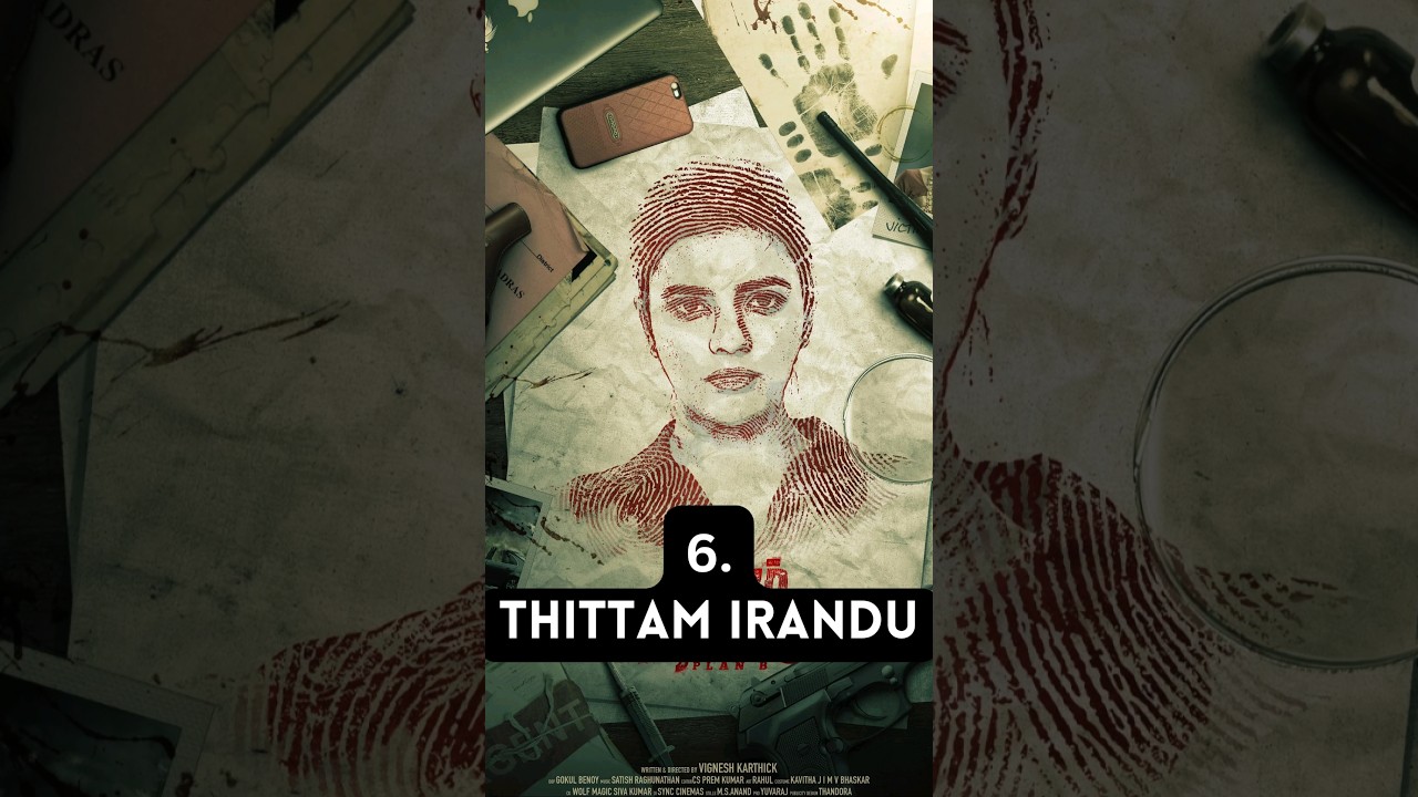 Top 10 Must-Watch! Top 10 Underrated Tamil Crime Thriller Movies 🔥