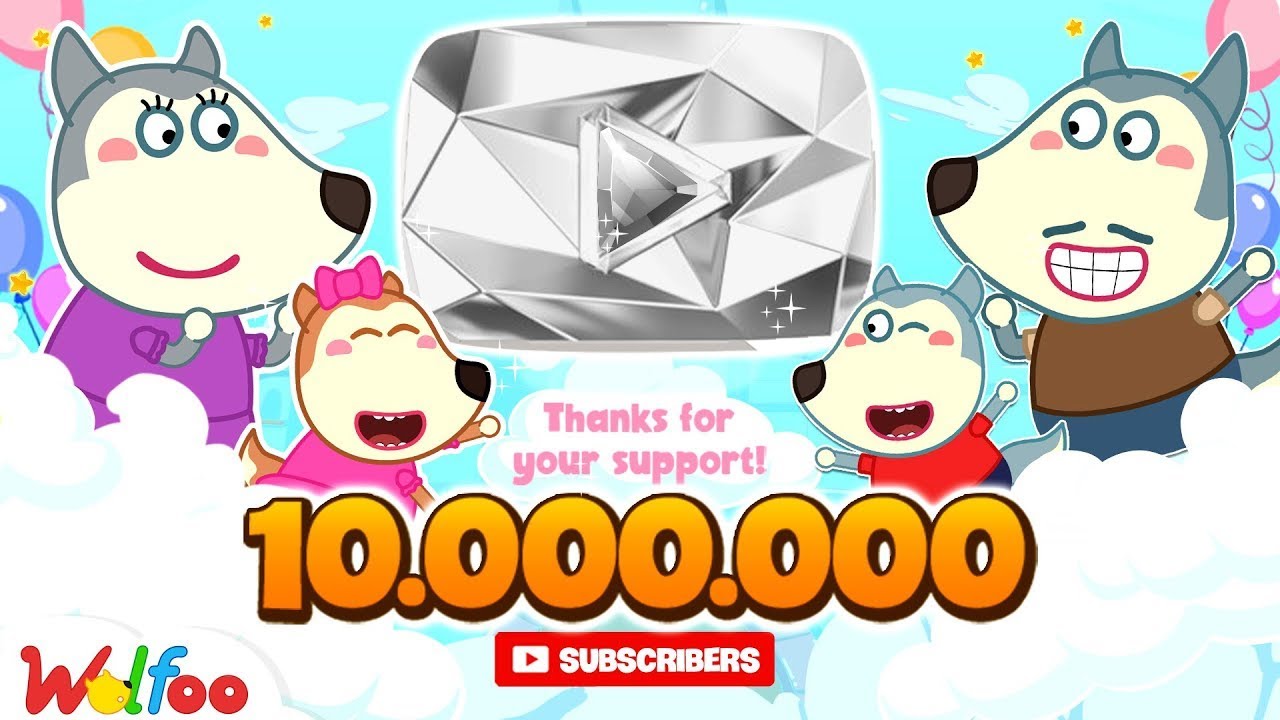 Wolfoo Hits 10M Subscribers 🎉