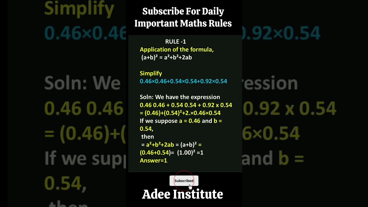 Master Maths with Kasim Sir's Top Rules & Tips 📚