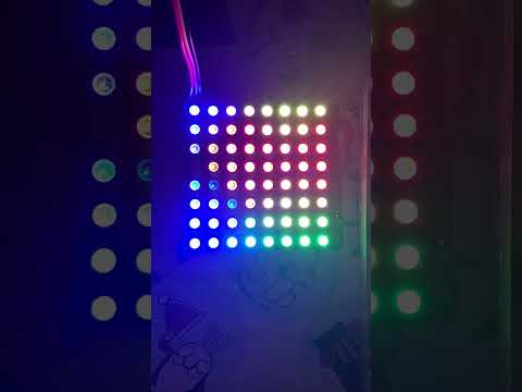 WS2812 LED 5050 RGB 8x8 LED Matrix for Arduino