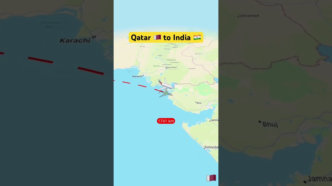 Let’s travel Qatar to India #qatar #india