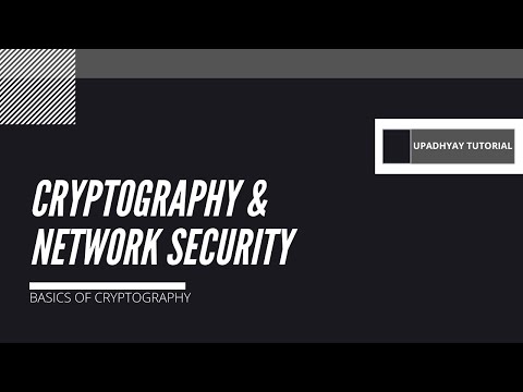 Cryptography and Network Security_L4_BASICS OF CRYPTOGRAPHY)