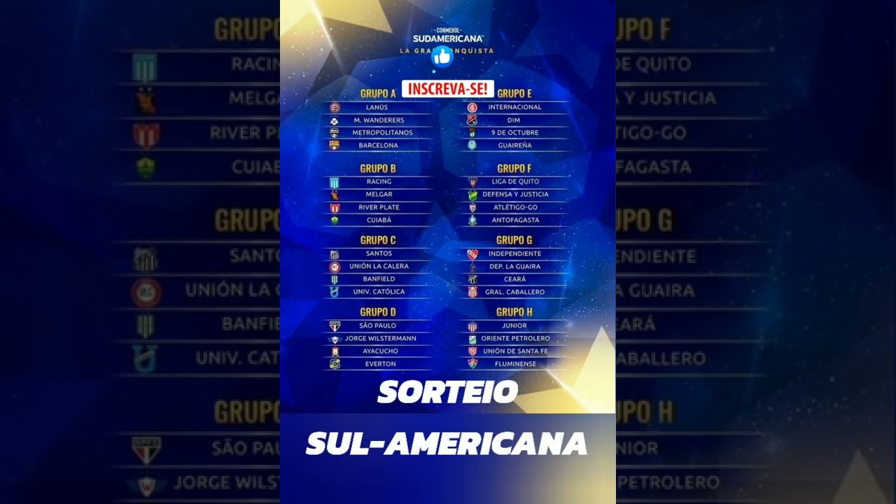 Sul-Americana Draw Announcement ⚽