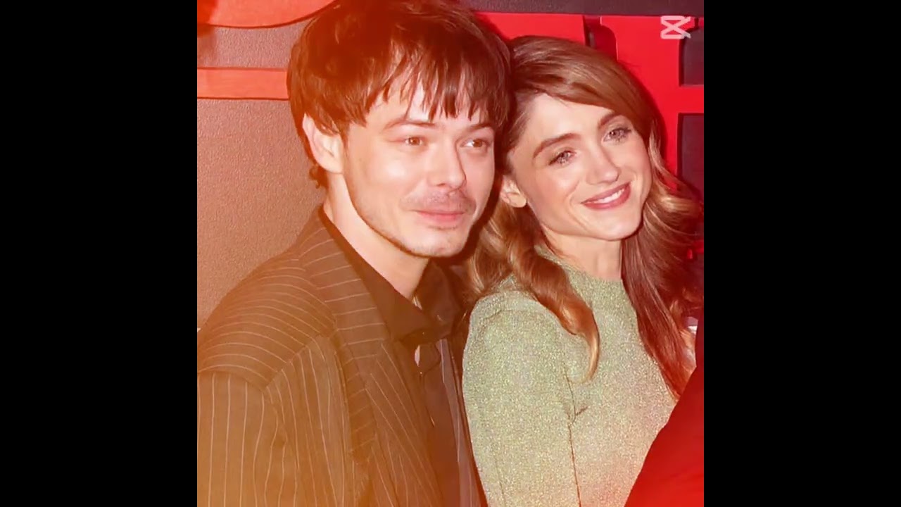 Adorable Moments with Natalia Dyer & Charlie Heaton from Stranger Things 😍