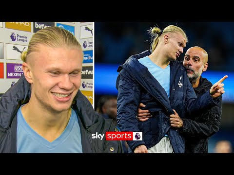 "You need to ask Pep!" | Haaland FULL post-match reaction after Man City 3-1 Bournemouth