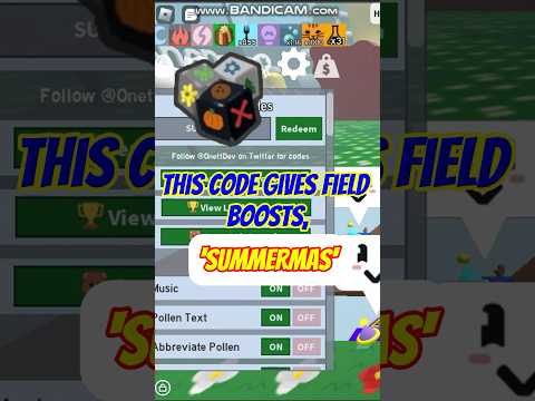 ‘SUMMERSMAS’ BRAND-NEW CODE!!! - Bee Swarm Simulator