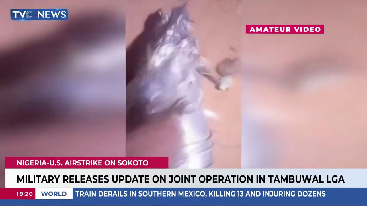 Nigeria-U.S. Airstrike Update in Sokoto 🇺🇸