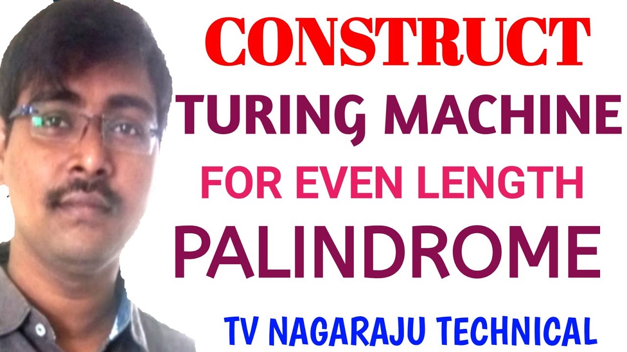 Build a Turing Machine to Recognize Even-Length Palindromes 🧠