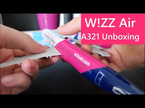Airbus A321 | Wizz Air | Original Airplane Model | Unboxing and Assembly