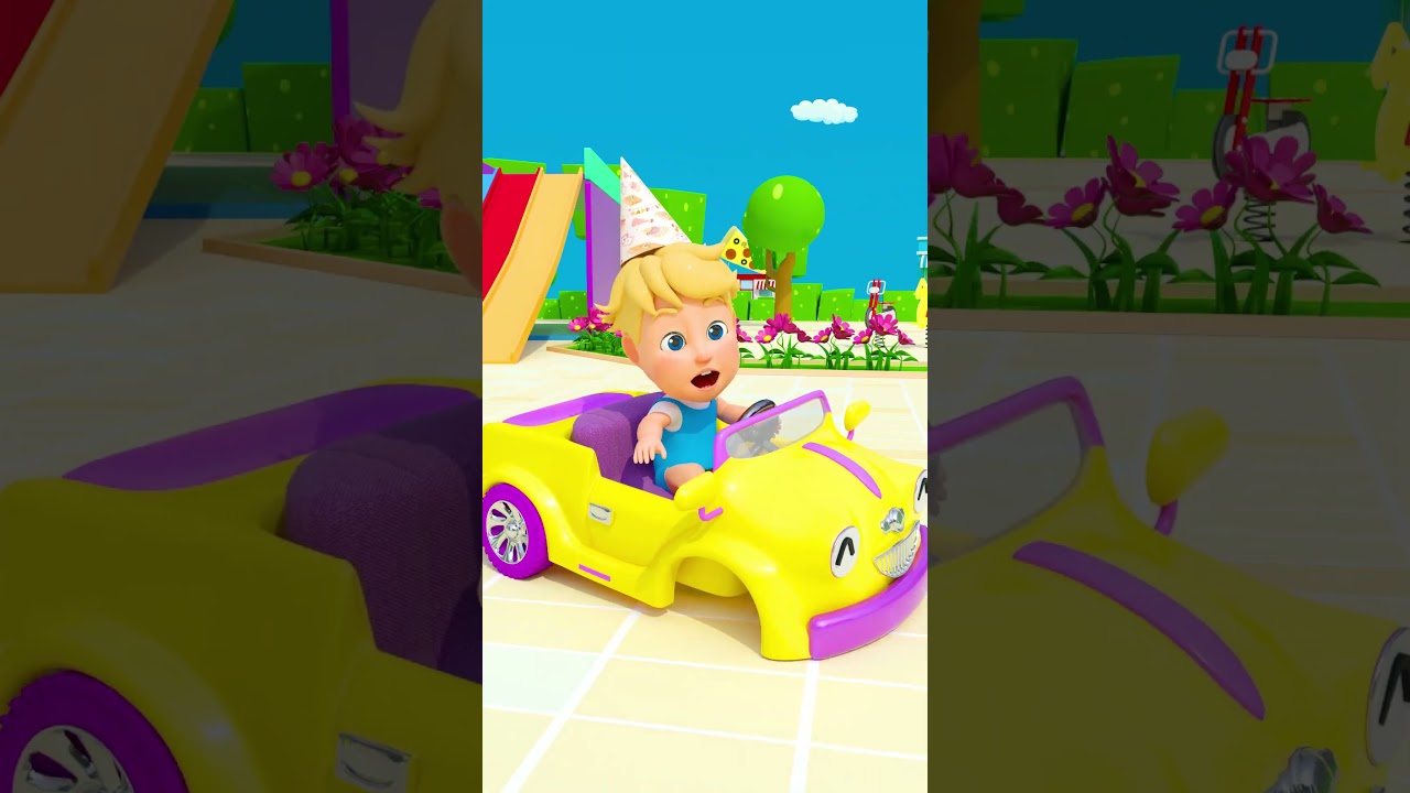 Wheels on the Car Break Down! Nursery Rhymes 🚗