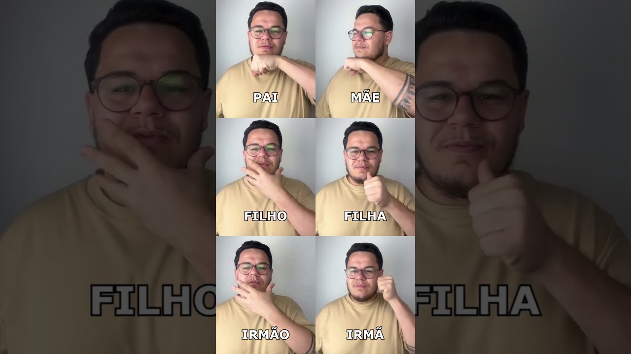 Sinais de Família em Libras 🤟🏼