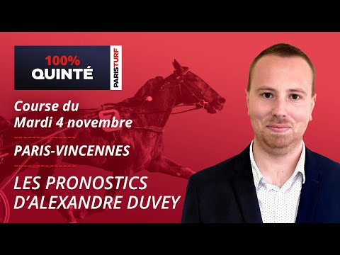 Pronostics Quinté PMU - 100% Quinté du Mardi 4 novembre à Paris-Vincennes