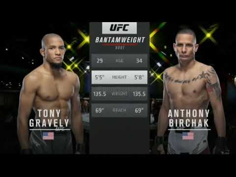 Tony Gravely vs Anthony Birchak // UFC Vegas 24 // Full Highlights