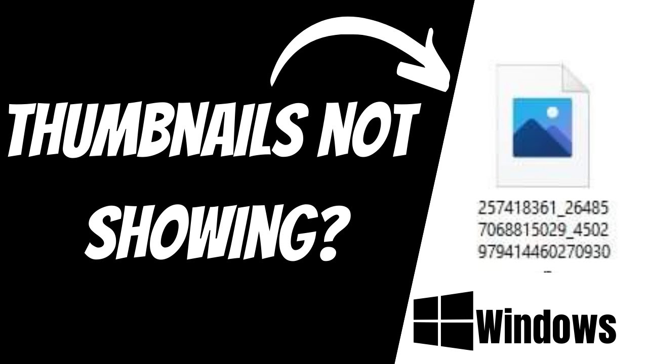 Fix Thumbnails Not Showing in Windows 10 🖼️