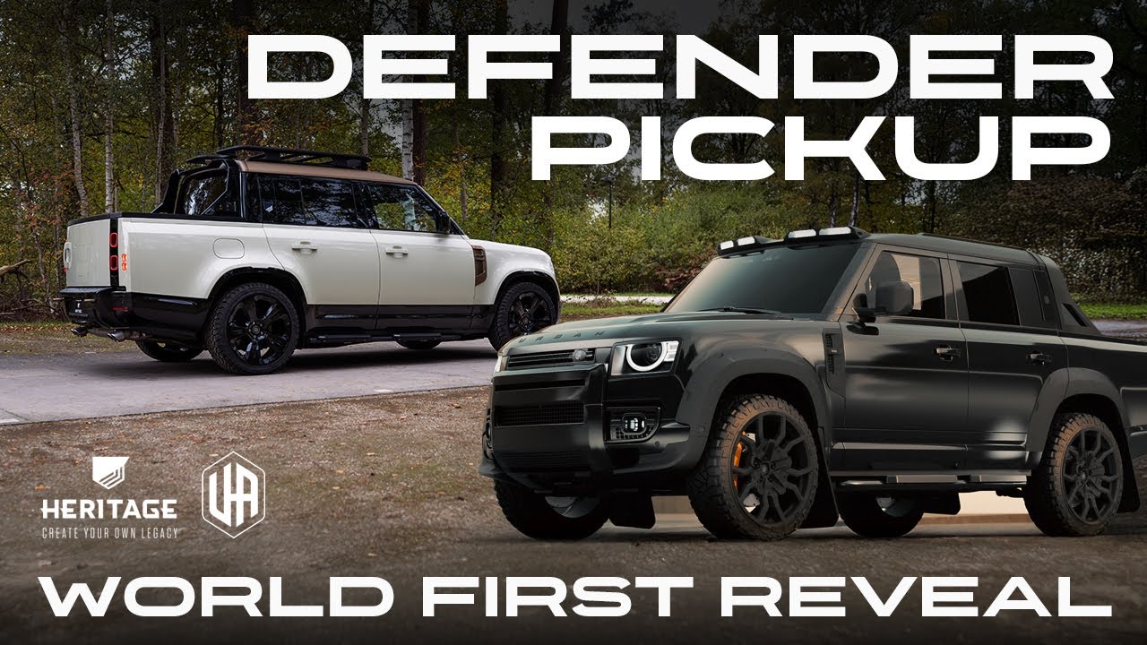 Exclusive First Look: World's First Defender Pickup & Major Urban Customs Reveal 🚙