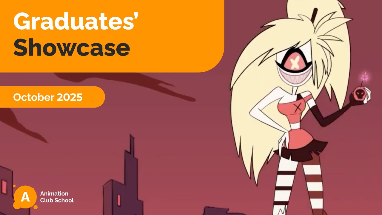🎓2D Animation Rising Stars: October 2025 Graduate Showcase Animation Club School 🔥✏️