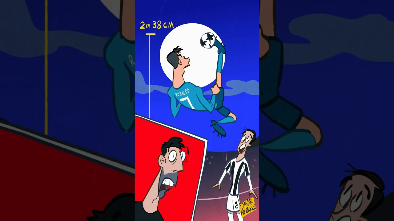 Cristiano Ronaldo double kick on Juventus #cristianoronaldo #realmadrid #championsleague