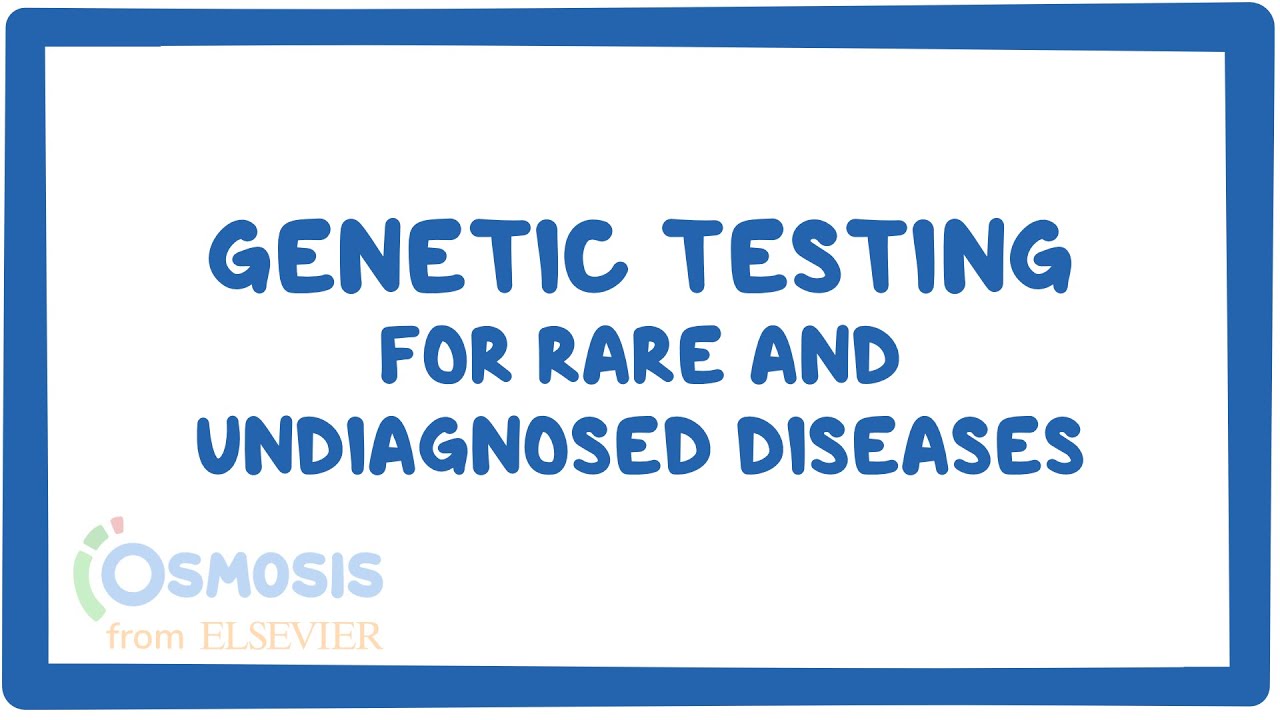 Genetic Testing for Rare and Undiagnosed Diseases (NORD)