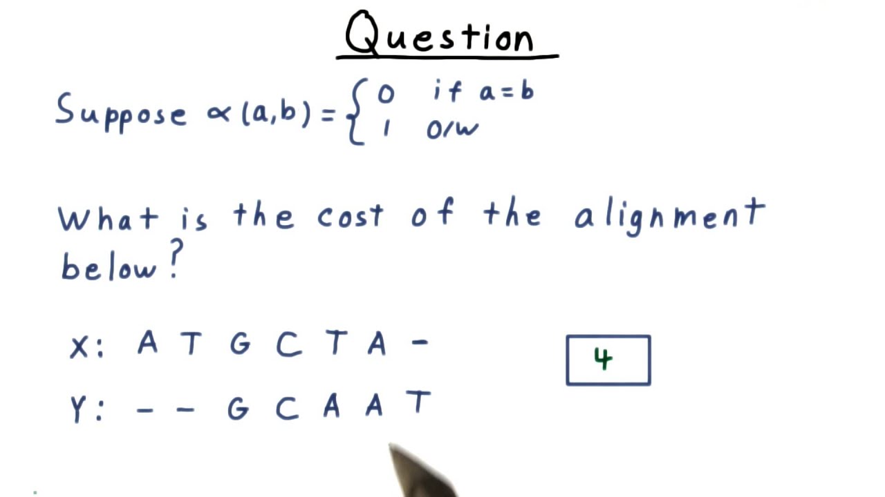 Master Sequence Alignment Costs: Algorithms, Complexity & Theory 📊