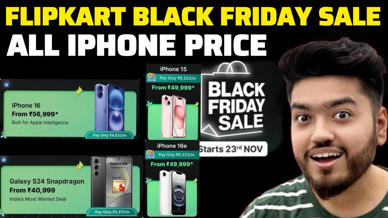 iPhone & Samsung Deals in Flipkart Black Friday🔥