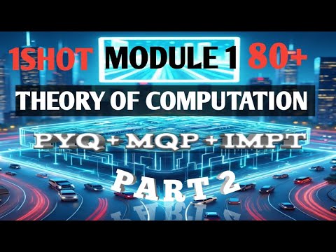 Theory of Computation Module 1: DFA & Exam Tips 📘