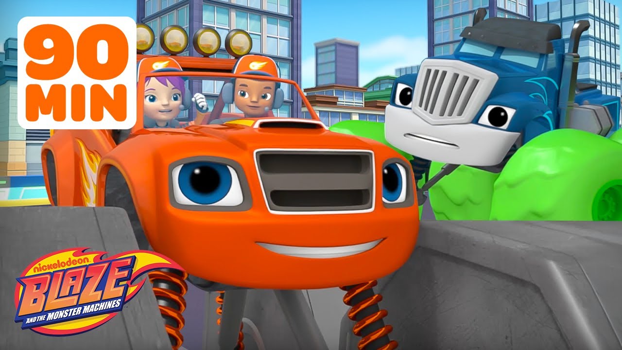 Blaze Takes on Villains & Races! 🚗 | Epic Monster Machine Adventures in 90 Minutes