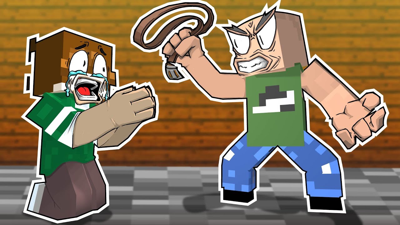 Майнкрафт история: Глупый парень и контрольная 😲