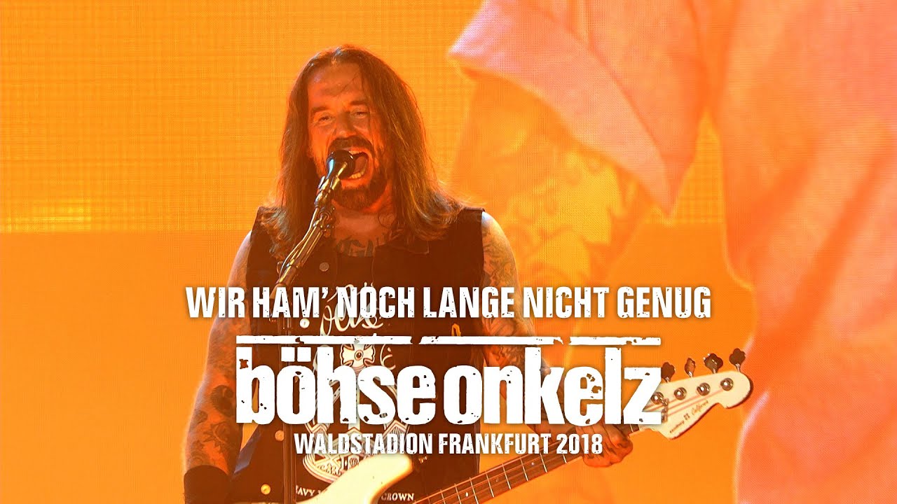 Böhse Onkelz Live in Frankfurt 2018 🎸 - Wir ham noch lange nicht genug (DVD/Blu-ray)
