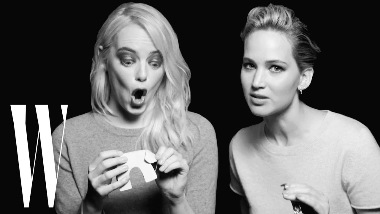 Jennifer Lawrence & Emma Stone Share Surprising Similarities | W Magazine