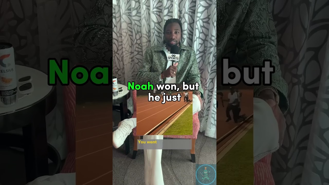 Noah Lyles Speed Race Analysis and Reaction
