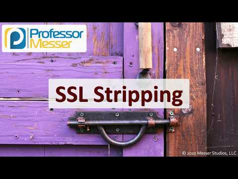 SSL Stripping - SY0-601 CompTIA Security+ : 1.3